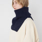 Slit Pullover Knit Scarf