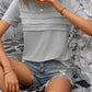 Round Neck Short Sleeve Top