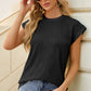 Round Neck Cap Sleeve T-Shirt