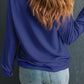Round Neck Dropped Shoulder Sweatshirt