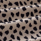 Smocked Animal Print Puff Sleeve Blouse