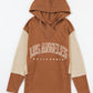 Letter Graphic Long Sleeve Hoodie