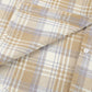 Plaid Collared Neck Dropped Shoulder Shirt
