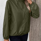 Pocketed Zip Up Long Sleeve Jacket