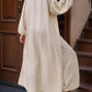 Open Front Balloon Sleeve Cardigan and Pants Set