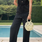 Beautiful Bea Tied Pocketed Spaghetti Strap Overalls
