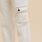 Annie Wear Straight Leg Jeans with Cargo Pockets