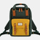 Himawari Contrast Waterproof Nylon Backpack Bag
