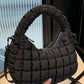 Quilted Puffy Removable Strap Crossbody Bag