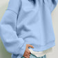 Round Neck Dropped Shoulder Long Sleeve Sweatshirt