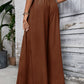 Tied High Waist Wide Leg Pants