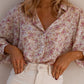 Printed Collared Neck Long Sleeve Shirt