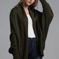 Open Front Batwing Sleeve Cardigan