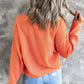 V-Neck Drop Shoulder Knit Top