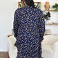 Double Take Full Size Printed Ruffle Hem Long Sleeve Dress