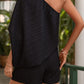Beautiful Bea Single Shoulder Half Sleeve Romper