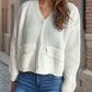 Button Down Long Sleeve Cardigan