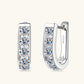 1 Carat Moissanite 925 Sterling Silver Earrings