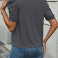 Round Neck Puff Sleeve T-Shirt
