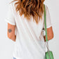 Letter Graphic Round Neck Short Sleeve T-Shirt