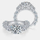 8 Carat Moissanite 925 Sterling Silver Ring