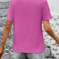 Round Neck Short Sleeve Top