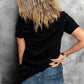 Full Size Sequin Round Neck Short Sleeve T-Shirt