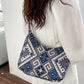 Geometric Adjustable Strap Crossbody Bag