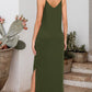Slit Scoop Neck Sleeveless Maxi Dress