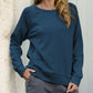Round Neck Long Sleeve Sweatshirt