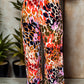 Tied Printed Mock Neck Top and Pants Set