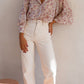Printed Collared Neck Long Sleeve Shirt
