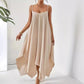 Full Size Scoop Neck Midi Cami Dress