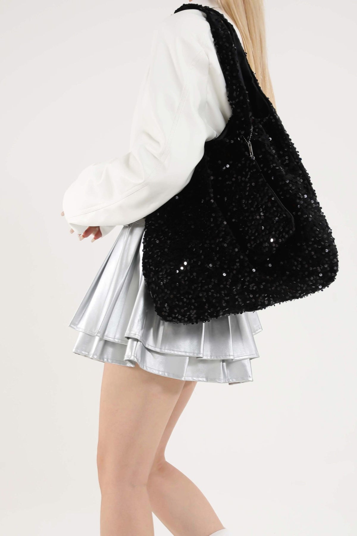 Sequin Polyester Handbag