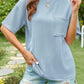 Full Size Round Neck Half Sleeve T-Shirt