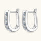 1 Carat Moissanite 925 Sterling Silver Earrings