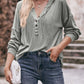 Mandy Drawstring Drop Shoulder Long Sleeve Hoodie
