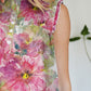 Frill Printed Mock Neck Top