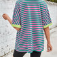 Lovelet Striped Round Neck Half Sleeve T-Shirt