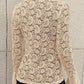Mock Neck Long Sleeve Lace Top
