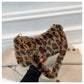 Leopard Fluff Shoulder Bag