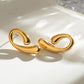 18K Gold-Plated Stainless Steel Geometric Shape Earrings