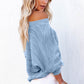 Round Neck Long Sleeve Knit Top