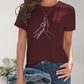Full Size Graphic Round Neck Short Sleeve T-Shirt