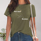Graphic Round Neck Short Sleeve T-Shirt