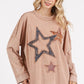 Mittoshop Mineral Wash Star Patch Long Sleeve T-Shirt