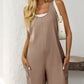 Mandy Pocketed Racerback Wide Strap Romper