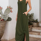 Slit Scoop Neck Sleeveless Maxi Dress