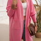 Devine Open Front Long Sleeve Cardigan