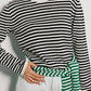 Striped Round Neck Long Sleeve Sweater